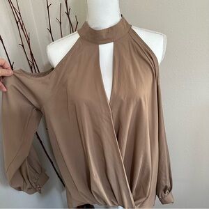 Yoins cold shoulder blouse